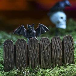 Halloween Miniature Bat Fence