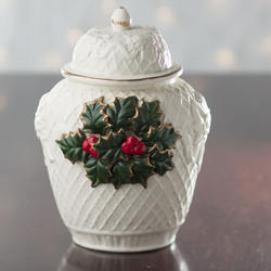 Ceramic Vintage Inspired Holiday Jar