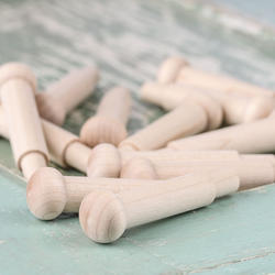Unfinished Wood Shaker Pegs