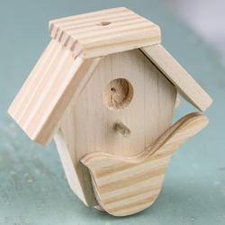 Factory Direct Craft Unfinished Wood Camper Birdhouse 