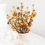 Brown and Yellow Artificial Berry Bundle