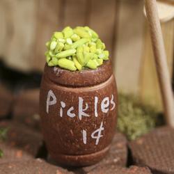 Dollhouse Miniature Pickle Barrel
