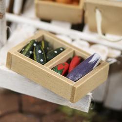 Dollhouse Miniature Vegetable Crate
