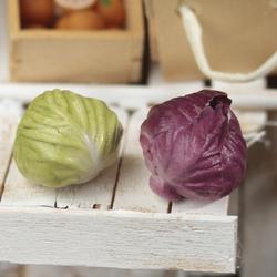 Pair of Miniature Cabbage
