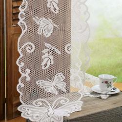 Ivory Lace Butterfly Doily Table Runner