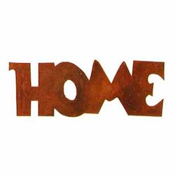 Rusty Tin "Home" Word Cutout