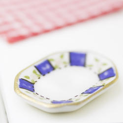 Dollhouse Miniature Ceramic Serving Platter