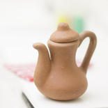 Dollhouse Miniature Terra Cotta Teapot