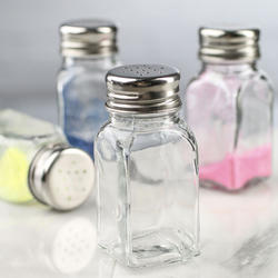 Small Glass Shaker Jar Bottle