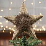 Rustic Jute and Twig Star Tree Topper