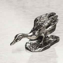 Miniature Pewter Goose
