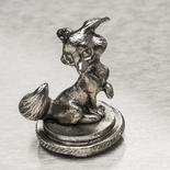 Miniature Pewter Fox Figurine