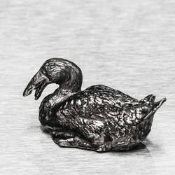 Miniature Pewter Duck