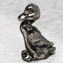 Miniature Pewter Duck