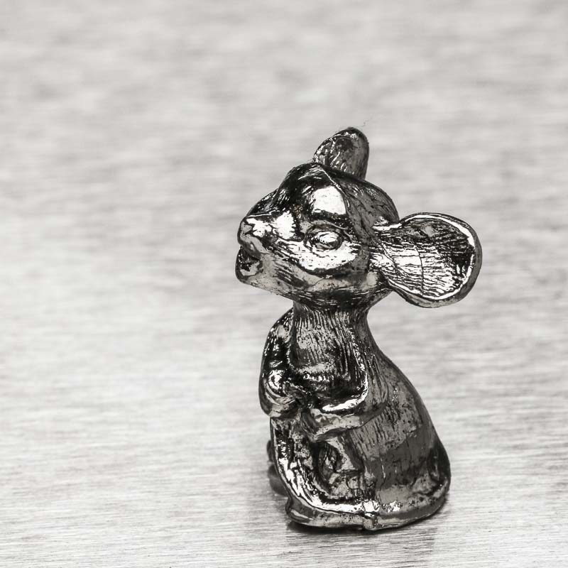 Pewter Mouse Figurine