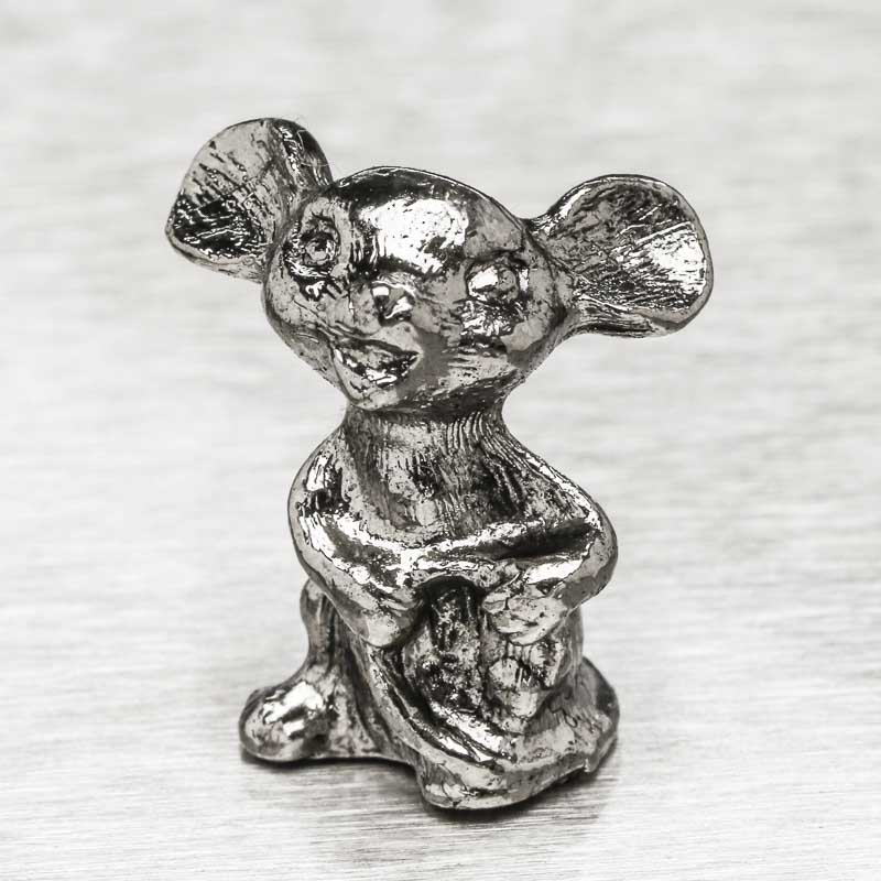 Pewter Mouse Figurine