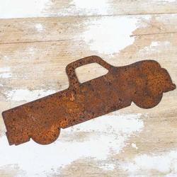 Rusty Tin Pickup Truck Cutout