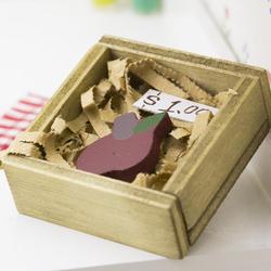 Dollhouse Miniature Apple Crate