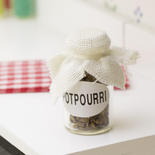 Dollhouse Miniature Potpourri Jar
