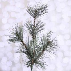 Silver Glitter Artificial Pine Pick