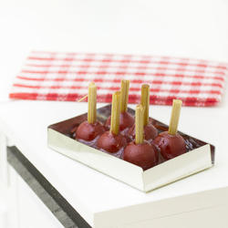 Dollhouse Miniature Candy Apple Tray