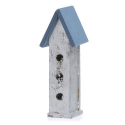 Miniature Rustic Wooden Birdhouse