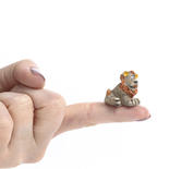 Miniature Polystone Lion