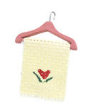 Dollhouse Miniature Towel with Hanger