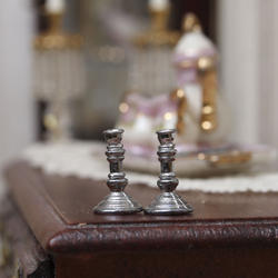Dollhouse Miniature Old Fashioned Candlestick Holders