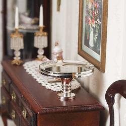 Dollhouse Miniature Pedestal Serving Platter