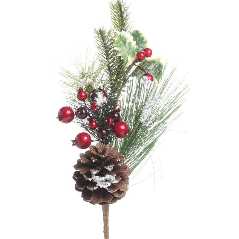 Christmas Artificial Pine Stem - Picks and Stems - Floral Supplies ...