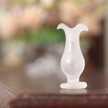 Dollhouse Miniature Frosted Vase