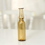 Dollhouse Miniature Amber Glass Bottle