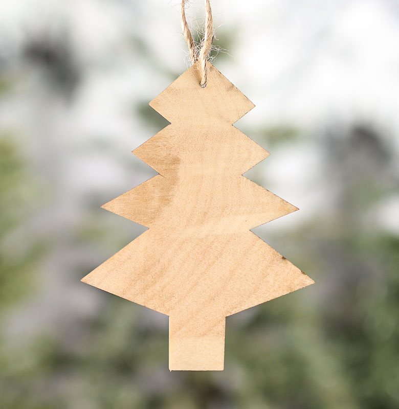 Unfinished Wood Tree Ornaments - Christmas Ornaments - Christmas and ...