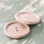 English Rim Wood Buttons