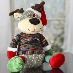 Zany Beany Christmas Reindeer Plush