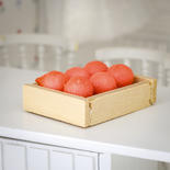 Dollhouse Miniature Orange Fruit Crate