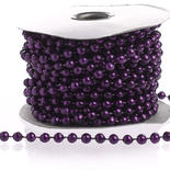 Purple Faux Pearl Bead Garland