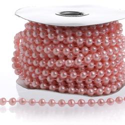 Pink Faux Pearl Bead Garland