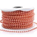 Coral Faux Pearl Bead Garland