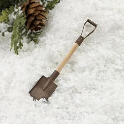 Miniature Rustic Snow Shovel