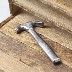 Dollhouse Miniature Hammer Metal Tools Set  1:12 inch scale A25  Dollys Gallery 