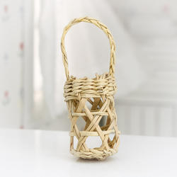 Dollhouse Miniature Wicker Basket