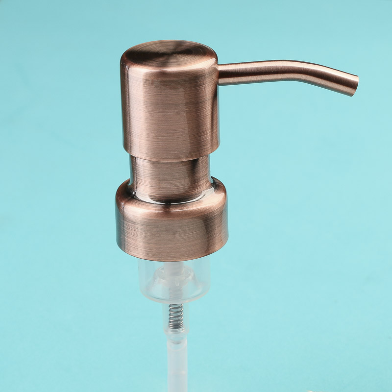 Copper Plated Foaming Dispenser Pump with Collar - Soap Making Supplies ...