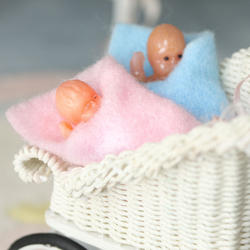 Dollhouse Miniature Babies