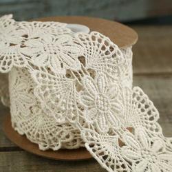 Ivory Vintage Inspired Lace Doily Ribbon