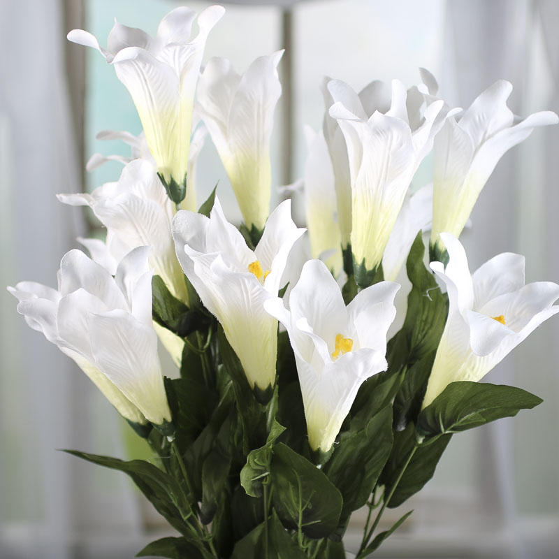 Artificial Easter Lily Bush - Bushes + Bouquets - Floral Supplies