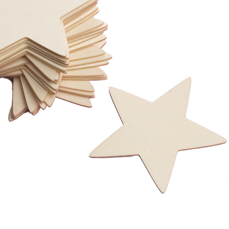 Unfinished Wood Star Cutouts Birdhouses And Houses Wood Crafts