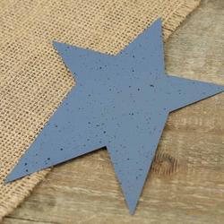 Primitive Cadet Blue Speckled Tin Star