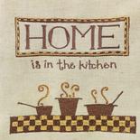 "Home is in the Kitchen" Cloth Dish Towel